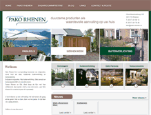 Tablet Screenshot of pako-rhenen.nl